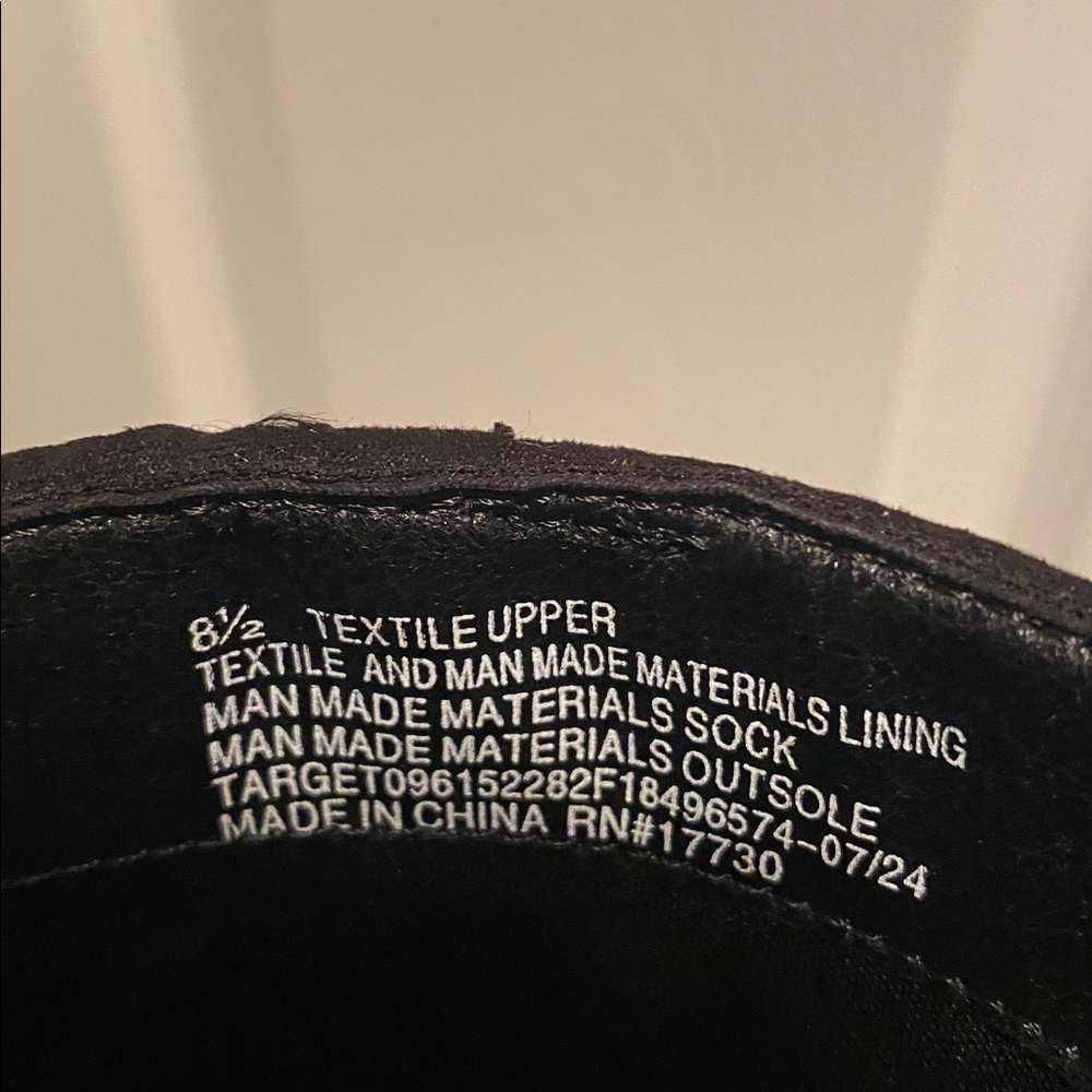 A New Day Black Sequins 1/2 Zip Heeled Boots… - Picture 8 of 9